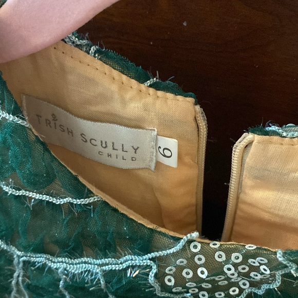 Trish Scully formal green dress. Worn once for photos. In perfect condition. - Picture 2 of 4